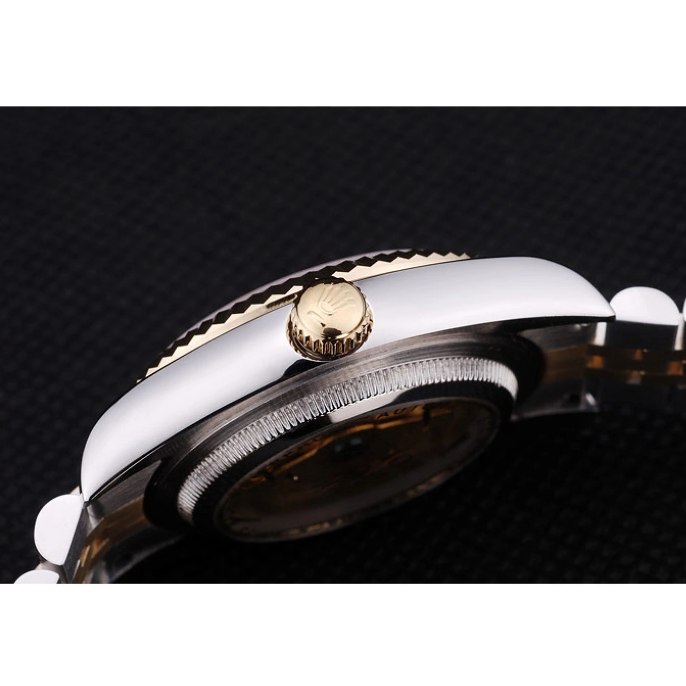 MiroTime 0724 Rolex Datejust Silver Dial Diamonds Ribbed Bezel 7454